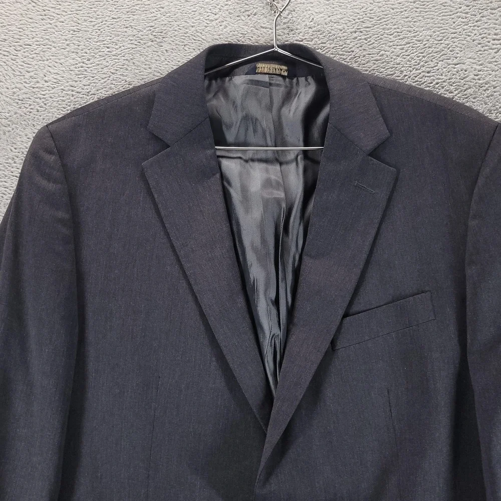 Banana Republic Suit Jacket Mens 40R Gray Wool Modern Fit Cerruti Canada Office
